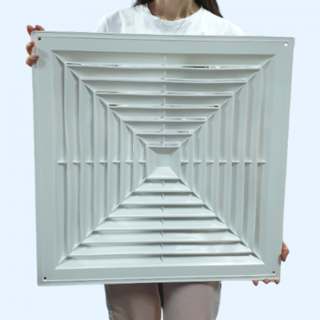 600*600 Потолочная пластиковая решетка диффузорного типа под панели АРМСТРОНГ