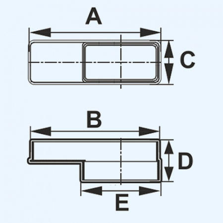 511РП620П ERA Редуктор РПП 60х204 эксцентриковый 55х110 пластик