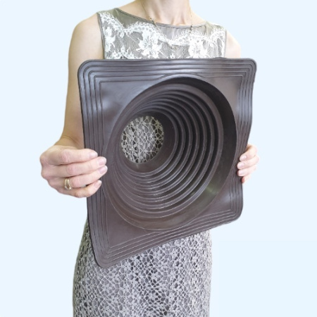 Манжета кровельная прямая №6 коричневая EPDM (127-228 мм)