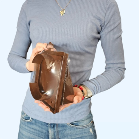 1515К12,5ФВ Выход стенной КФВ фланец D125 обр.клапан 150х150 ASA Brown (коричневый) ERA STREETLINE