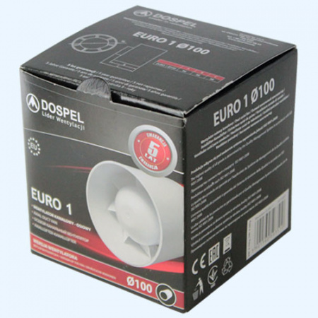 EURO 1 100 Dospel Осевой канальный вентилятор