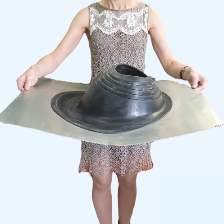 Манжета черная № 2 (180-280 мм) EPDMп кровельная угловая из термостойкой резины