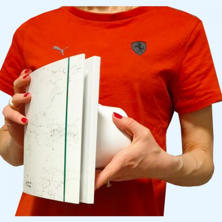 SILENT-100 CZ MARBLE WHITE DESIGN-4C (белый мрамор) Soler&Palau Накладной бытовой вентилятор