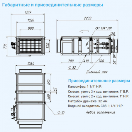 4500 Aqua BC W Breezart Приточная установка с водяным охладителем