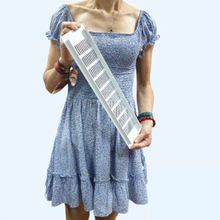 100х400 белая Благовест Вентиляционная решетка