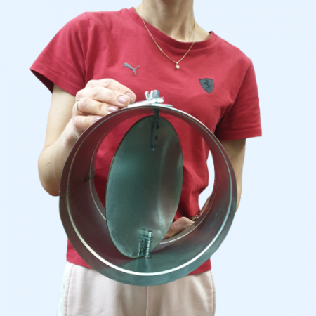 DCr 200 Вент Воздушный дроссель-клапан с ручным приводом