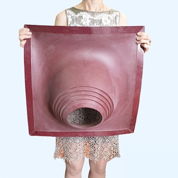 Манжета кровельная из термостойкой EPDMп резины Профи №2 красная (180-280 мм)