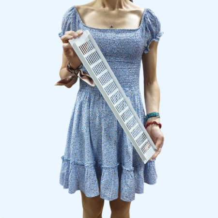 80х500 белая Благовест Вентиляционная решетка