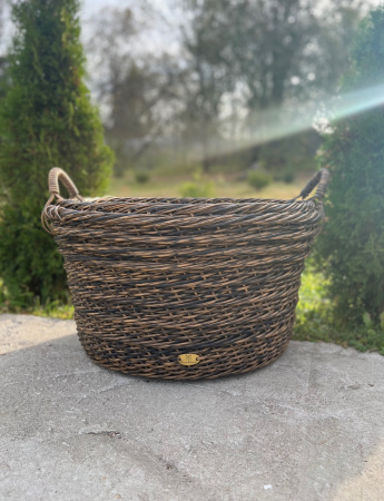 Кашпо из искусственного ротанга Аксель 90 литров