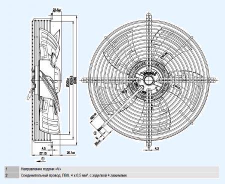 S4E300-AS72-31 Ebmpapst Вентилятор осевой