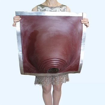 Ультраугол №2 красная (125-280 мм) Манжета кровельная из термостойкой EPDMп резины