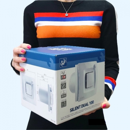 Silent Dual 100 Soler&Palau Накладной интеллектуальный вентилятор