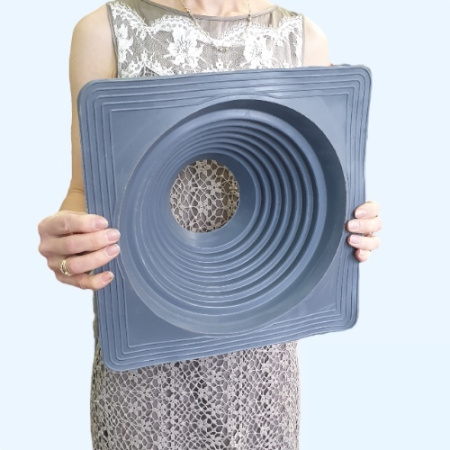 Манжета кровельная прямая №6 серая EPDM (127-228 мм)