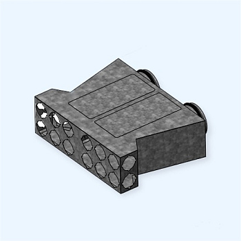 Flexag FL-СMСP-160x2/75x20 HEATWAY Коллектор металлический двойной Flexag FL-СMСP-160x2/75x20 HEATWAY Коллектор металлический двойной
