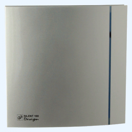 SILENT-100 CHZ SILVER DESIGN Soler&Palau Накладной бытовой вентилятор