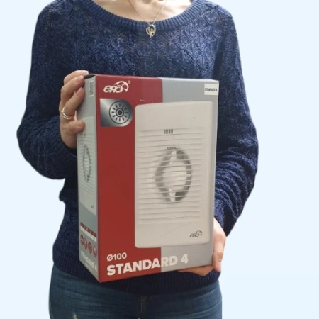 STANDARD 4S ЭРА (ERA) Вентилятор накладной D100 сетка