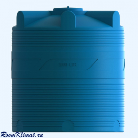 Полимер V 2000 Цилиндрический вертикальный пластиковый бак емкость для воды