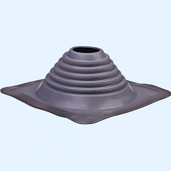 Манжета термостойкая кровельная прямая №4 черная EPDM (75-160 мм) Манжета термостойкая кровельная прямая №4 черная EPDM (75-160 мм)