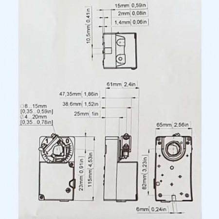 227-024-05-S1 Gruner электропривод с моментом вращения 5 Нм