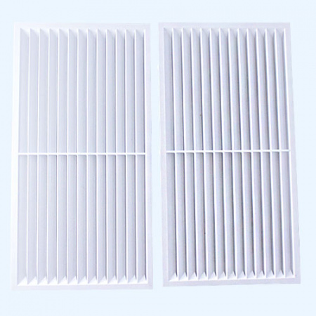 4513РП фланец 432х117 переточная 455х133 ЭРА (ERA) Решетка вентиляционная РП пластик