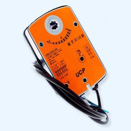 UB(230)-05T UCP Электропривод с возвратной пружиной для противопожарных клапанов