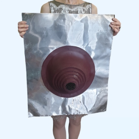 Манжета кровельная угловая из термостойкой резины красная № 1 (75-200 мм) EPDMп