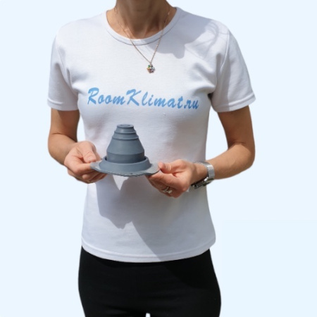 Манжета кровельная прямая №1 серая EPDM (6-50 мм)