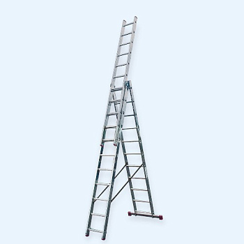 Лестница трехсекционная универсальная KRAUSE CORDA 3х11 (010421)