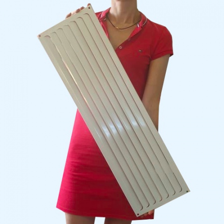 РМ 700х200 белая Решётка вентиляционная металлическая