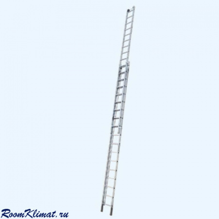 KRAUSE Stabilo 2х20 (800718) Лестница двухсекционная с перекладинами выдвигаемая тросом