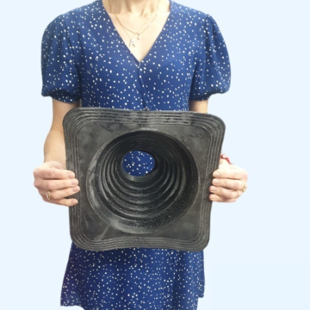 №4R черная (75-160) Манжета кровельная разъемная из термостойкой резины EPDMп