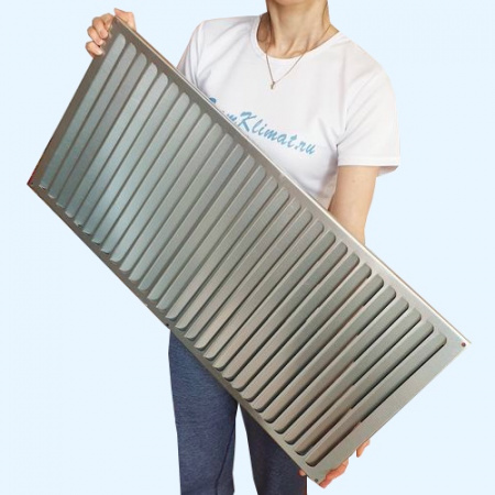 РМ 350х750 оцинкованная Решётка вентиляционная металлическая