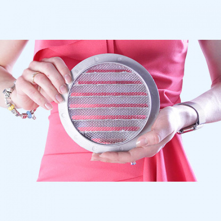 12,5РКМ фланец D125 сетка D150 алюминий ERA STREETLINE Решетка вентиляционная РКМ