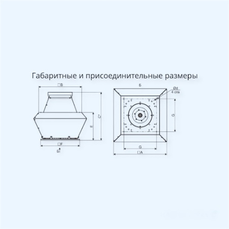 ВКРФ-М-31-РЦ-0,25/1500/220-380-У1 Ровен Вентилятор крышный