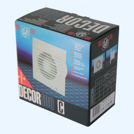 Decor 100C 12V Soler&Palau Вентилятор бытовой