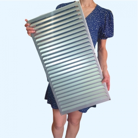 РМ 350х650 оцинкованная Решётка вентиляционная металлическая