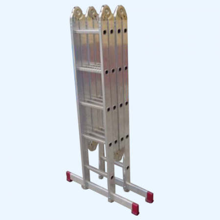 Шарнирная универсальная лестница стремянка трансформер Krause CORDA 5х4+4х5 (085078)