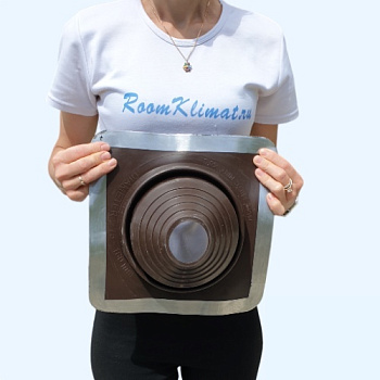 Манжета кровельная комби №4 коричневая EPDM (75-160 мм)