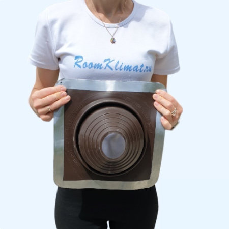 Манжета кровельная комби №4 коричневая EPDM (75-160 мм)