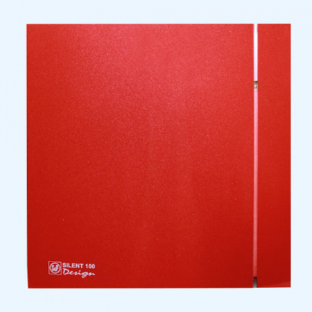 SILENT-100 CZ RED DESIGN-4C (красный) Soler&Palau Накладной бытовой вентилятор