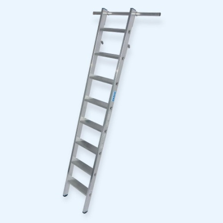 Лестница стеллажная навесная с двумя парами крюков Stabilo Krause 8 ступеней (125187)