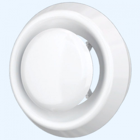 16DVLR ERA Анемостат DVLR фланец D160 стопорное кольцо регулируемый D220 пластик