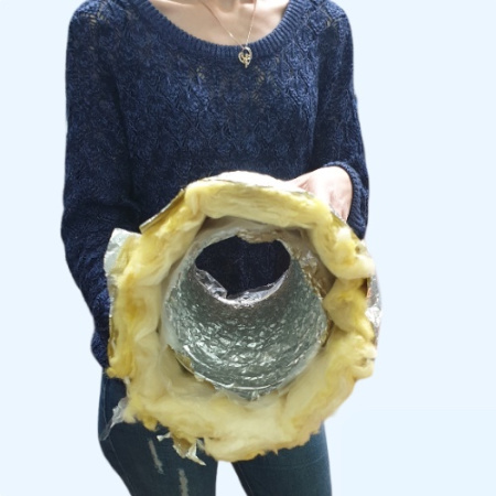 SONOAFS-ALU.70 with barrier (127/10м) Звуко-теплоизолированные воздуховод