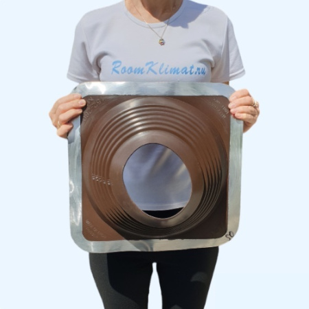 Манжета кровельная прямая коричневая №7 EPDM (152-280 мм)