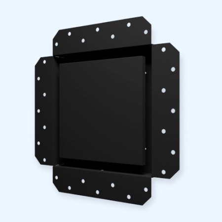 2020SGR ERA Решетка вентиляционная SGR 200х200 окраш.сталь Matt black