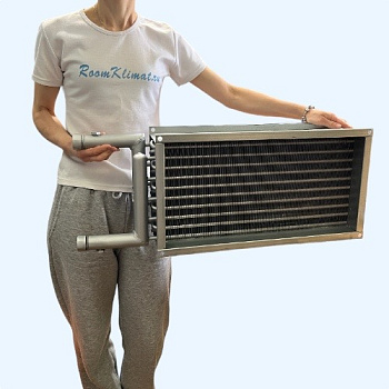 ZWS 500*250-3 ZILON Водяной нагреватель для прямоугольного канала