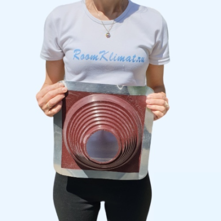 Манжета кровельная прямая №5 красная EPDM (102-178 мм)