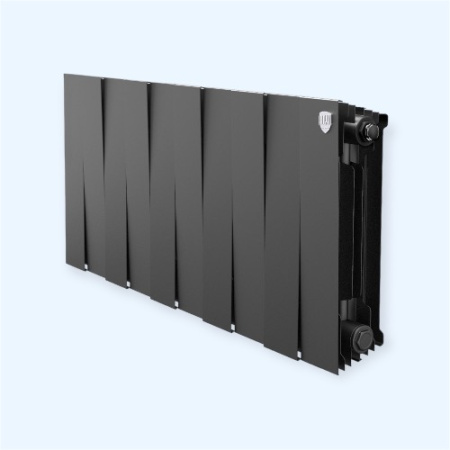 PianoForte 300 /Noir Sable - 10 секций Royal Thermo Радиатор биметаллический