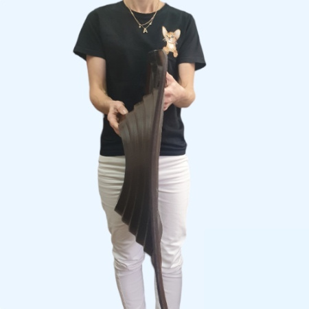 Манжета кровельная прямая из термостойкой EPDMп резины коричневая № 9 (254-502 мм)