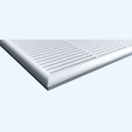 2307ДП ERA  фланец 220х60 переточная 227х67 Решетка вентиляционная ДП пластик